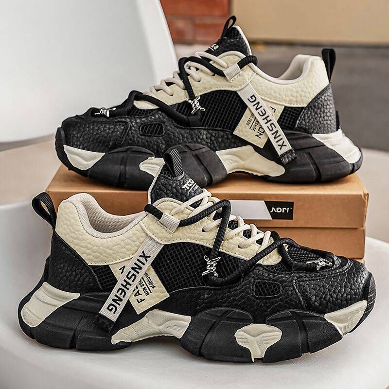 European Trendy Mesh Breathable Dad 2026 Summer Hot-selling Soft-soled Height-increasing Light Luxury Shoes, Popular_vogvips.com