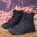 Men's Lightweight Breathable Hiking Shoes With Anti-Slip Rubber Sole For Outdoor Trekking, Trail Running & Tactical Use Combat Boots, Tactical Boots_vogvips.com