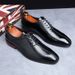 European version men's shoes small square head men's leather shoes foreign trade large size shoes Wenzhou wholesale business formal Mengke shoes singl_vogvips.com