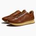 Grandmaster Brown Men's Autumn Casual Thick Soled British Style High-end Versatile Leather Forrest Gump Shoes_vogvips.com