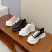 26ss High Version Thick-Soled Canvas Dad Height-Increasing Trendy White Versatile Casual Shoes Unisex_vogvips.com