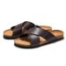 RUIZUSTOCK Summer New Men's Slippers Beach Shoes Student Cross Strap Water Cork Sandals_vogvips.com
