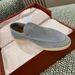L Family Classic Solid Low Cut Casual Business Flat Heels Round Toe Natural Leather Black Single Shoes_vogvips.com