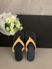 French Minimalist Flip-flops For Beach Vacations, Summer Versatile Color-blocking Flat Flip-flops, Women's Outerwear Sandals_vogvips.com
