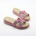 MS Women's Open-Toe Sandals With Rhinestone & Pearl Decorations - Comfortable Mid-Heel Slide Flip Flops For Summer, Casual Wear, Black/Brown_vogvips.com