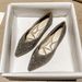 Weiwei Girls Flat Peas Shoes Soft Bottom Shallow Mouth Pointed Toe Rhinestone Sequins Large Size Women's Footwear 658 88_vogvips.com