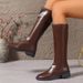 for Women Spring And Autumn Single Over-the-Knee Back Zipper New Style Riding High Elastic Slim Fit Long Boots_vogvips.com