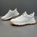 High End Men's White Trendy Shoes, Summer Top Layer Cowhide Punching, Breathable Trend, Versatile Korean Version Sports_vogvips.com