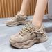 Women's Thick Soled Dad Shoes For Women New Leather Dad Shoes Style All Match Casual Height Increasing Sports Shoes For Women_vogvips.com