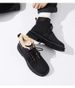 Men's Winter Boots High Top British Style Work Boots Thickened Cotton Lined Warm Snow Boots Men's Thick Cotton Shoes Plus Velvet Warm Snow Boots_vogvips.com