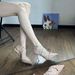 Cross Sandals For Women 2025 Early Spring New Elegant Socialite Strap Niche Design Thin Heel Nude High Heels_vogvips.com