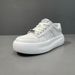 Men's Light Luxury High-End Black And White Color Blocked Dad Men's Leather Thick Soled Lightweight Casual Shoes_vogvips.com