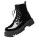 European Warm Series Men's Martin High Top British Style Motorcycle Long Workwear Boots Summer Height Increasing Thick Sole Mid-Top Leather_vogvips.com