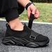 Cross-border Plus-size Lightweight Casual Sh, Trendy Versatile Sneakers, Men's Fly-knit Breathable Mesh_vogvips.com