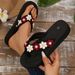 Women's Shoes In Summer Indoor Beach Outdoor Wear Stepping Shit Feeling Bohemian Style Flip Flops_vogvips.com