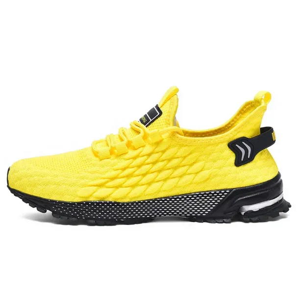 Marathon Sneakers Men's Casual Fabric Breathable Wear-resistant New High Quality Oversized Flying Woven Running Shoes_vogvips.com