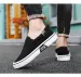 Summer Board Shoes Fashion Trend Breathable Canvas Shoes Bread Shoes Student Men's Shoes Outdoor Walking Shoes, Give A Random Pinch Music_vogvips.com