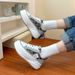 New Thick-Soled Casual Sports Mesh Breathable White Shoes Women 2026 Thin Lace-Up Women's Sneakers_vogvips.com