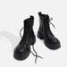 Martin Boots Women's 2025 Autumn/Winter New Style Single Boot Thick Bottom High-Heel British Style Slim Boot Short Boot Lace-Up Boot_vogvips.com