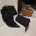 Women's Fashion Faux Fur Lined Pointed Toe Chunky Heel Ankle Boots Winter Warm Slip-On Booties With Textured Sole Pointed Toe, Low Heel, Short Boots._vogvips.com