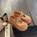 Thick-soled Height-increasing Full-bag Burken Shoes For Women With Bow Velcro, One Foot To Pair With A Skirt, Single Shoe_vogvips.com