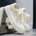 Men's Summer Mesh Breathable White Sneakers European Style Trendy Affordable Luxury Thick Soled Casual Sports Shoes_vogvips.com