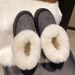 Women's Shoes New Style Women's Snow Boots, Winter Indoor Non Slip Warm Couple Outdoor Thick Soled Fleece Cotton Shoes_vogvips.com