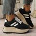 Women's Platform Fashion Forrest Gump 2025 New Sneakers For Women Casual Tennis Shoes Thick Sole Vulcanized Footwear_vogvips.com