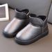 Children's Snow Boots For Boys And Girls 2025 New Style Winter Fleece And Thickened Cotton Shoes_vogvips.com