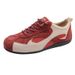 Retro Color-blocking Flat Training Shoes For Women, Comfortable, Light, Casual And Sporty Forrest Gump Shoes_vogvips.com