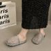 Knitted Toe-up Slippers For Women, New Summer Style In 2026, Thick Sole, Breathable And Cool._vogvips.com