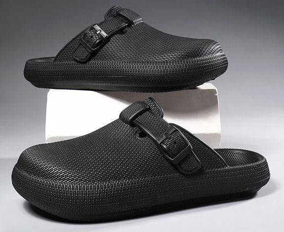 Boken Closed-toe Slippers, Two Sizes Of Clogs, New Style, Flat, Dopamine-enhancing, High-value, Non-slip._vogvips.com