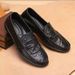 2025 Summer New Casual Versatile Slip-On Soft Sole Loafers Leather Men's Shoes_vogvips.com