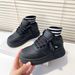 Children's Sports Shoes 2026 Fall/Winter New Model Girls' White Sneakers, Older Kids' Running Shoes, Boys' Fleece-Lined_vogvips.com
