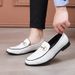 Suitable For All Seasons Autumn British Brogue Korean Style Wedding Business Formal Casual Leather Shoes Men's Loafers Large Size_vogvips.com
