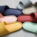 Summer Bathroom Men Women Non-slip Fashion Slides Indoor House EVA Slippers Woman Couples At Home Happy Flops LX021_vogvips.com