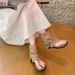 Fashion Toe Cool Boots Cover Boots Summer 2026 New Casual Versatile Round Head Personalized Herringbone Roman Sandals_vogvips.com