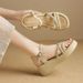 Roman-style Women's 2026 New Summer Model, One-strap Fairy-style Fashionable Versatile Sandals For Women To Pair With_vogvips.com