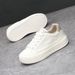 Men's Trendy Casual Breathable White Sneakers Versatile Thick Soled Shoes for Summer 2025 Autumn Style_vogvips.com