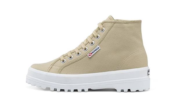 SUPERGA Classic High-Top Canvas Sneakers For Men & Women – Chunky Platform Shoes With Round Toe, Stylish & Versatile Casual Wear_vogvips.com