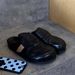 Unisex Closed Toe Platform Sandals Slip On Half Slippers Women's 2025 New Style Shoes For Men_vogvips.com