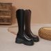 Women's Long 2024 Autumn Winter New Style Petite Height Increasing 12cm Thick Sole High Tube Over-the-Knee Riding Boots_vogvips.com