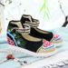 Large White Sole High Heels, Single Spring Mom Embroidered Cloth Women's Shoes, Ethnic Style, And Casual Shoes_vogvips.com