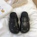 High-End Women's Studded Slip-On Sandals With Thick Soles For Summer Commuting And Everyday Wear_vogvips.com