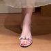 First Encounter Season Sweet Bowknot Polka Dot Open-Toe Stiletto For Women, Pink French Style Gorgeous One-Strap Sandals_vogvips.com