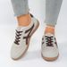 Large Size Women's Running Fashionable Retro Casual All-Match Flat Bottom Sports Sneakers Autumn Season White Shoes_vogvips.com