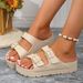 Summer Women Slipper Outdoor Beach Sandals EVA Platform Flip Flops For House Slides Buckle Soft Thick Sole Sandals_vogvips.com