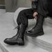 Retro Tooling Boots Long Tube Thick Sole Heightening Martin Boots Thermal Locomotive Knight Boots Men's Boots_vogvips.com