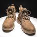 European Warm Series Martin 2025 Autumn British Style Genuine Leather High-Top Men's Shoes Versatile Thick-Soled Mid-Top Desert Work Boots_vogvips.com