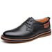 Hot-Selling Leather Large Size Fashion Business Casual Hand-Sewn Men's Shoes Soft Sole_vogvips.com